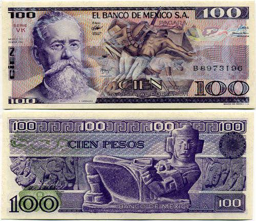 Mexico, 100 Pesos, 25.5.1982